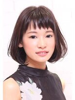 ヘア ビジゥ(hair bijou) キュートミディアムボブ