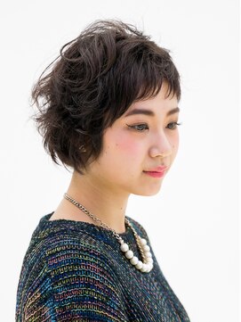 カルフール ロコ 草加西口店(Carrefour LOCO) ☆LOCO☆ジグザグバング×くせ毛風ミニマムショート