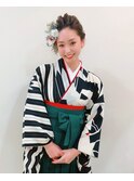 TAKAKOstyle☆袴アップstyle