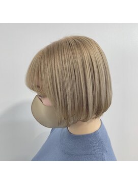 ゲーム 原宿店(GAME) ボブ　ハイトーン　クリーミーベージュ