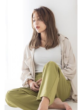 トティア 元町三宮(Totia) 【Totia元町・三宮】抜け感セミディ×ミルクティアッシュ