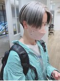 【 松戸 岩口】アッシュグレー韓国マッシュショート