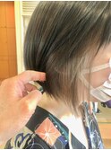 インナーカラー×グレージュ