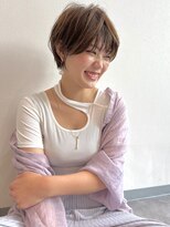 ジアン バイ ミルボン NU茶屋町+(GIEN by milbon)&nbsp;誰でもおしゃれな20代30代40代50代大人ショートボブ@田中俊成