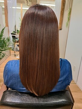 カフーヘアーターチ(Cafu hair Tachi) 水素トリートメント×ベージュ