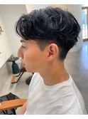 センターパート◇ニュアンスパーマ
