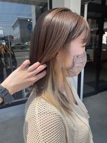 ナンバー(number+)&nbsp;20代30代大人可愛いイヤリングカラー耳掛けロブヘアー赤み消し