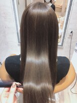 プアメリア 名古屋(Puamelia)&nbsp;トリートメント ブリーチなしダブルカラー 前髪縮毛矯正