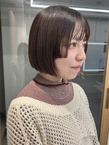 ニカ(NICA)&nbsp;【NICA】ボブぱつっとボブ切りっぱなしボブ姫カット＊緒方