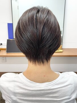 ランプ(Lamp) 白髪染め/髪質改善/中野/ボブショート ビフォアー＆アフター