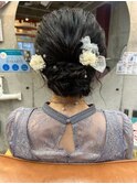 ☆結婚式お呼ばれヘアアレンジ/ゆるふわアップアレンジ☆
