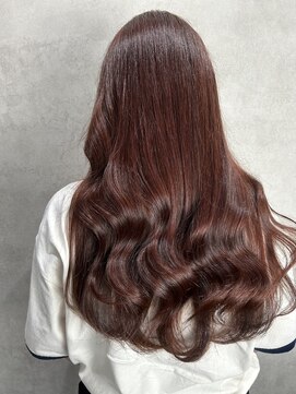ルノン フィージュ(LUNON fieju) レッドブラウン/ブリーチなし/髪質改善/波巻き