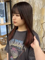 エレン(E L E N)&nbsp;イヤリングカラー/ピンクオレンジ/ココアブラウン