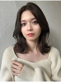 髪質改善＊オリーブベージュミディ＊美髪【Zina 高田馬場】