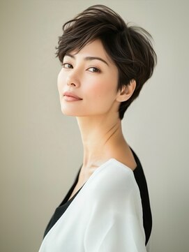 アルトリスト(Altruist Aging×HAIR&SPA) ★暗めカラーグランマッシュフェイスフレーミングデザインカラー