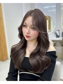 韓国ヘア/韓国スタイル/縮毛矯正/髪質改善/レイヤーカット
