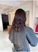 ラベンダーカラー ブリーチなし 透明感カラー sn
