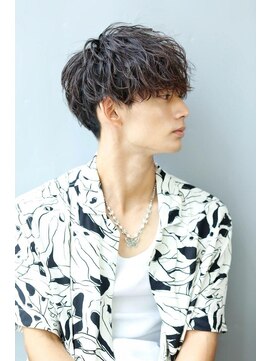 リップス 仙台annex(LIPPS) 波巻きツイスパ　刈り上げマッシュ　ツイストスパイラル