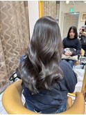 デジタルパーマレイヤーカット顔周り前髪ミディアムロング北千住