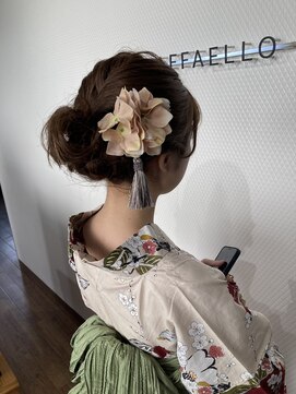 ルネッサンスヘアー ラファエロ(RAFFAELLO) アレンジセット　浴衣姿