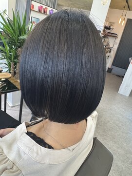 フルーノヘア 八幡駅(Hulu-no.hair) 丸みコンパクトボブ