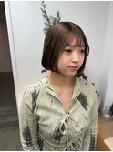 オリーブベージュ/ミニボブ