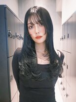 アイティーバイアルバム 八王子店(IT by ALBUM)&nbsp;ロング顔周りレイヤー前髪カットウルフレイヤー_F20713