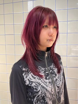 ローエ バイ デコ(Rohe by DECO) 【廣川】シャギー/ハッシュカット/カシスピンク/レイヤーカット