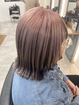 ギルド 清瀬店(GUILD) 艶ピンクで柔らかストレート