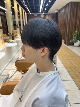 クオリス 上板橋店(QUALIS) ★爽やかメンズ☆無造作ツーブロックマッシュナチュラル黒髪