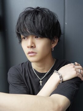 フィーネ 柏(Fi-Ne) メンズマッシュカット/王道スタイル/アッシュブラック/柏