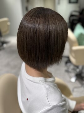 レヴリー(reverie) 白髪ぼかし髪質改善ストレートハイライトカラー40代50代白髪