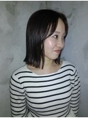 切りっぱなしボブ