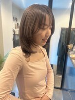 サミット ウル(SUMMIT ulu.) 【ulu.hana】ミディアムレイヤー×グレージュ