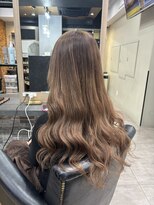 ラピス 横浜(Lapis) Hココアブラウンシールエクステブリーチなしカラーレイヤー