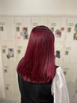 パプスドコワフュール 甲子園口店(Pap's de coiffeur) 西宮美容室/甲子園口美容室/パプス甲子園口/カシスピンク