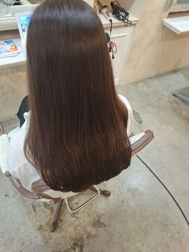 チャプター 那覇店(chapter) ヘーゼルベージュ　ブリーチ無しダブルカラー