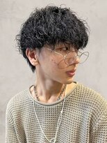アース 大井町店(HAIR & MAKE EARTH) カット+骨格補正ツーブロックパーマ