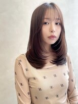 トゥルーズ 梅田店(TLUUS)&nbsp;【TLUUSミルクティーブロンドワンホンレイヤーダークブルー】