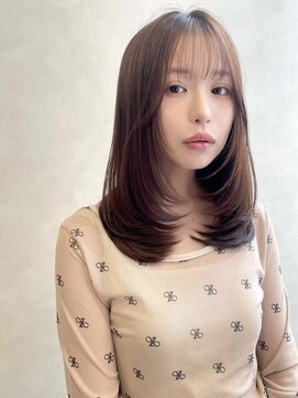 トゥルーズ 梅田店(TLUUS) 【TLUUSミルクティーブロンドワンホンレイヤーダークブルー】