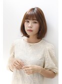 つやつやボブで内巻きワンカール