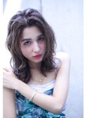 siena かきあげバング×ゆるふわミディ　渋谷