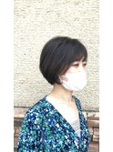 ショート×ボブ
