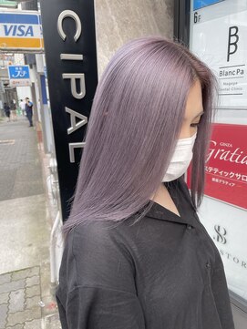 ボンドストーリーホワイト(BondStory White) 【Bond Story 白川】ラベンダーシルバー♪