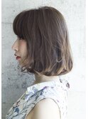 大人かわいい シアーカラー ボブ◎/横浜髪質改善