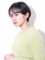 ヨファヘアー 岡本店(YOFA hair)&nbsp;モードなショートイメチェンダークアッシュ0102