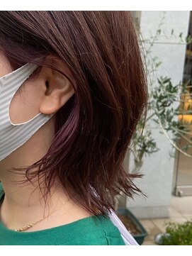 ヘアーメイク ラグズ(Hair Make Luxtz) イヤリングカラー/カシス/ナチュラルカラー/くびれカール