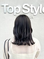 トップスタイル シズオカ(TopStyle SHIZUOKA)&nbsp;ミディアム×アッシュグレー×美髪