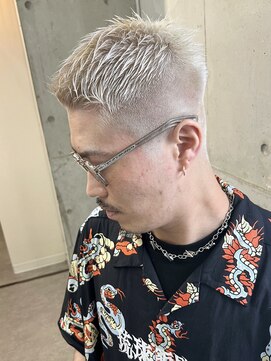 ラニヘアサロン(lani hair salon) ホワイト/メンズ/ベリーショート【大名/天神】