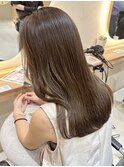 ミルクティーベージュ艶カラーケアブリーチカラーオージュア